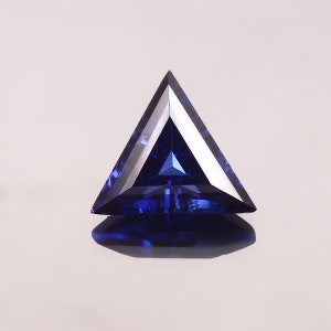 AAA 12x12 MM Flawless Ceylon Blue Sapphire Loose Triangle Gemstone Cut, Excellent Quality Sapphire Ring And Fine Jewelry Making Gemstone Cut