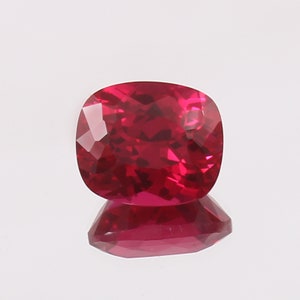 AAA Flawless Blood Red Mozambique Ruby Loose Cushion Gemstone Cut, Excellent Quality Ruby Ring And Fine Jewelry Making Gemstone Cut 10x8 MM