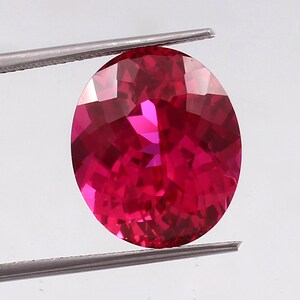 AAA Flawless Blood Red Mozambique Ruby Oval Loose Gemstone Cut, Fine Excellent Quality Ruby Ring And High Jewelry Making Gemstone 14x12 MM