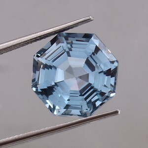 AAA Flawless Brazilian Aquamarine Loose Octagon Gemstone Cut, Excellent Quality Aquamarine Ring & Fine Jewelry Making Gemstone Cut 12x12 MM