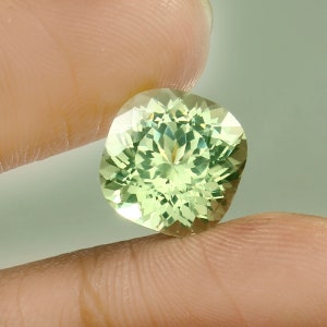 AAA 12x12 MM Flawless Ceylon Chrysoberyl Cushion Loose Gemstone, Excellent Shimmering Quality Chrysoberyl Ring & Jewelry Making Gemstone