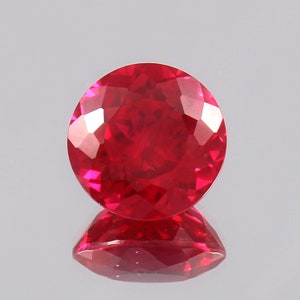 AAA Flawless Blood Red Mozambique Ruby Round Loose Gemstone Cut, Excellent Quality Ruby Ring And Fine Jewelry Making Gemstone Cut 12x12 MM