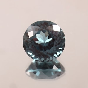 9x9 MM - AAA Flawless Mozambique Blue Green Tourmaline Loose Round Gemstone Cut, Premium Quality Tourmaline Ring & Fine Jewelry Making Cut