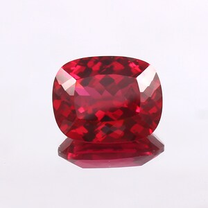 12x8 MM - AAA Flawless Pegion Red Mozambique Ruby Loose Cushion Gemstone Cut, Captivating High Quality Ruby Ring And Jewelry Making Gemstone