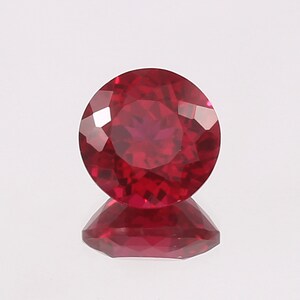 AAA Flawless Mozambique Blood Red Ruby Loose Round Gemstone Cut, Premium Quality Ruby Ring & Extreme Jewelry Making Gemstone Cut 6x6 MM