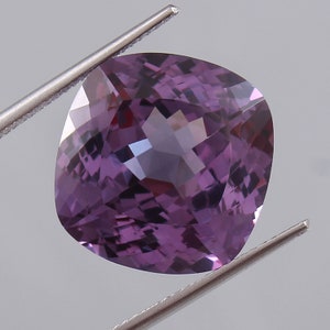 AAA Flawless Brazilian Alexandrite Loose Cushion Gemstone Cut, Excellent Quality Alexandrite Ring And Fine Jewelry Making Gemstone 10x10 MM