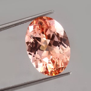 AAA Flawless Bi-Color Ceylon Padparadscha Sapphire Loose Oval Gemstone Cut, Excellent Quality Sapphire Ring & Jewelry Making Cut 14.37 Ct
