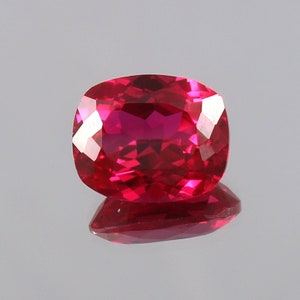 AAA Flawless Blood Red Mozambique Ruby Loose Cushion Gemstone Cut, Excellent Quality Ruby Ring And Fine Jewelry Making Gemstone Cut 12x10 MM