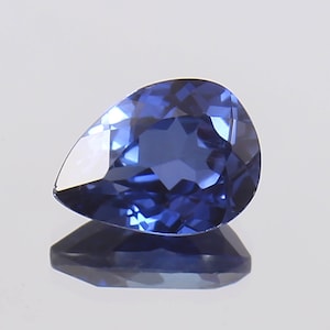 AAA Flawless Ceylon Blue Sapphire Loose Pear Gemstone Cut, Excellent Quality Sapphire Ring And Fine Jewelry Making Gemstone Cut 1.65 Ct