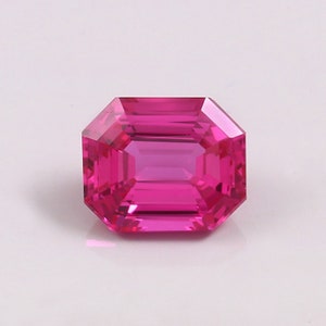 12x10 MM - AAA Flawless Ceylon Pink Sapphire Loose Radiant Cut Gemstone, Fine Quality Sapphire Ring & Beautifull Jewelry Making Gemstone Cut