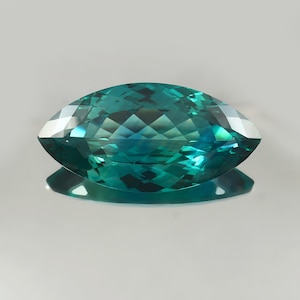 AAA Flawless Teal Green Ceylon Parti Sapphire Loose Marquise Gemstone Cut, Museum Grade Quality Sapphire Pendant Making Gemstone 147.15 CT