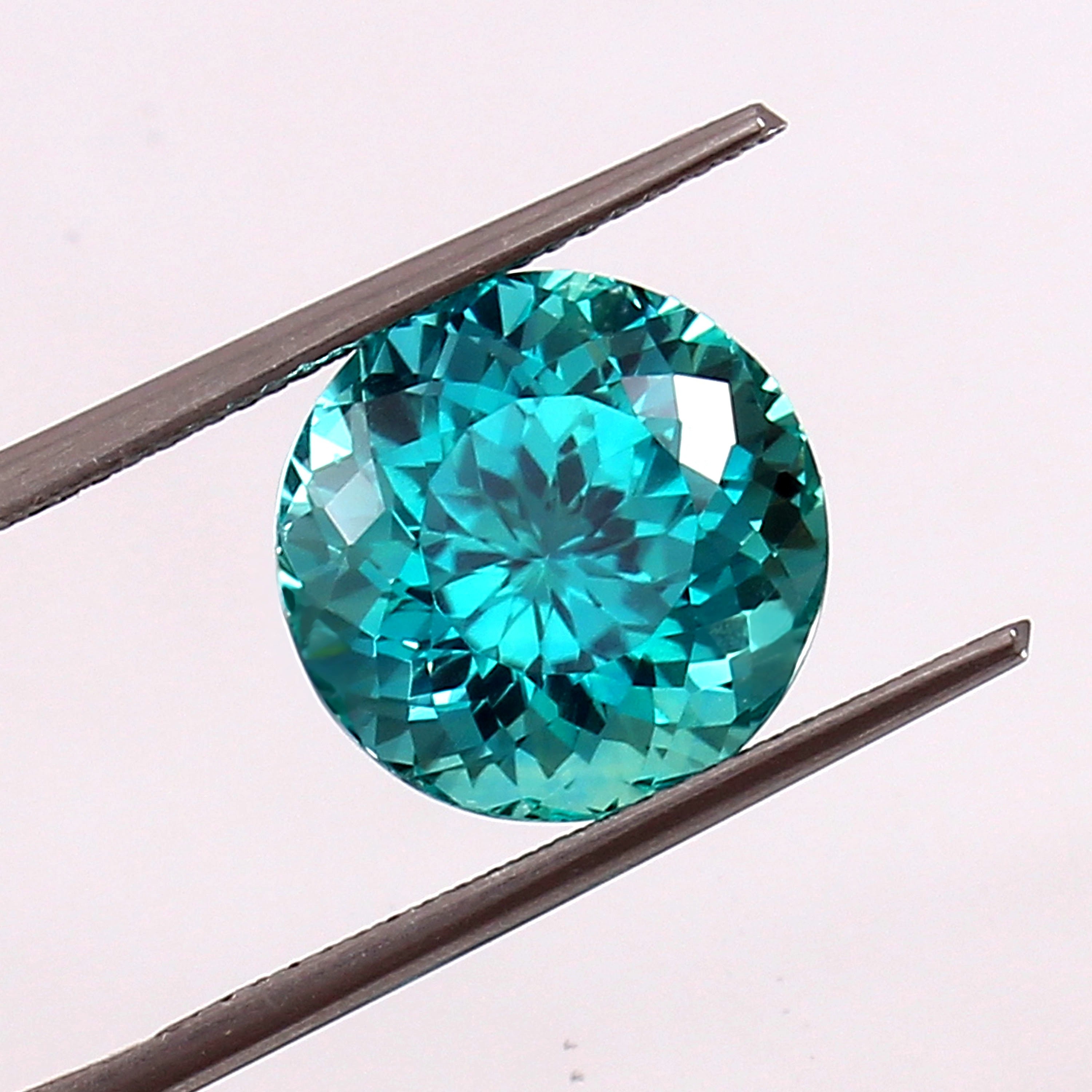 AAA Flawless Ceylon Blue Green Spinal Loose Round Gemstone Cut Pair Excellent Quality Spinal Round Fashion Jewelry And Ring Raw 14x14 MM