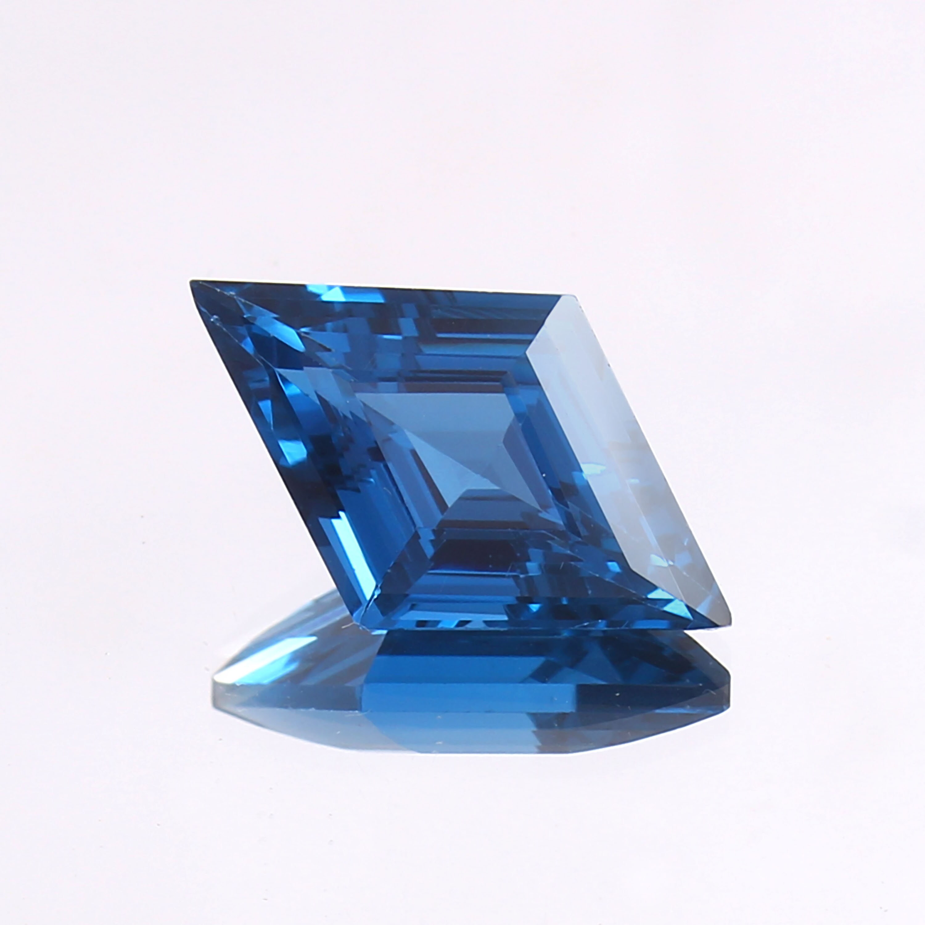 TOURMAGEL N ナノタイプ（薬用）TOKYO TOURMALINE Tourmaline Lozenge Cut Gemstone 19x12mm | AAA Indicolite Blue