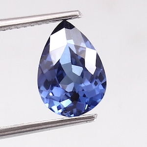 AAA Flawless Ceylon Blue Sapphire Loose Pear Gemstone Cut, Stunning Fine Quality Sapphire Ring & Jewelry Making Gemstone Cut 7x5 MM