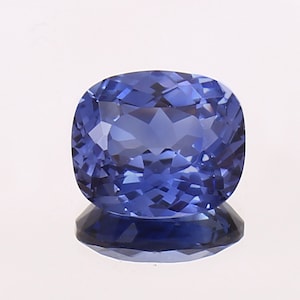 AAA 10x8 MM Flawless Ceylon Blue Sapphire Loose Cushion Gemstone Cut, Excellent Quality Sapphire Ring & High Fine Jewelry Making Cut