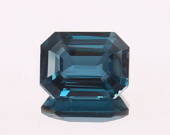 Blue Green Tourmaline Radiant Cut Gemstone | Engagement Ring Jewelry Making (14x10 MM)