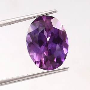13x10 MM- AAA Flawless Bi Color Ceylon Purple Pink Sapphire Loose Oval Gemstone Cut, Fine Quality Sapphire Ring & Jewelry Making Gemstone