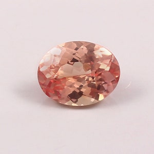 AAA Flawless Bi Color Peach Ceylon Padparadscha Sapphire Loose Oval Gemstone Cut, Fine Quality Sapphire Ring & Jewelry Making Cut 2.25 Ct