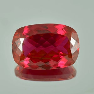 32x22 MM - AAA Flawless Blood Red Mozambique Ruby Loose Cushion Gemstone Cut, High Quality Museum Grade Ruby Cushion Jewelry Making Gemstone