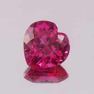AAA Flawless Ceylon Pink Sapphire Loose Heart Shape Gemstone Cut, Fine Quality Sapphire Heart Pendant And Jewelry Making Gemstone 12x12 MM