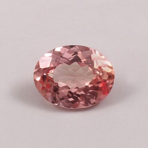 AAA Flawless Peach Ceylon Padparadscha Sapphire Loose Oval Gemstone Cut, Fine Quality Sapphire Ring & Jewelry Making Gemstone 9x7MM- 2.33 CT