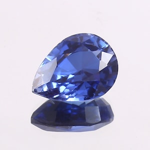 AAA Flawless Ceylon Blue Sapphire Loose Pear Gemstone Cut, Fine Quality Calibrated Sapphire Ring & High Jewelry Making Cutstone 10x7 MM