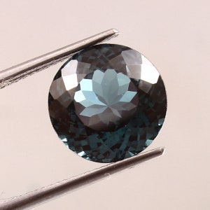 AAA Flawless Mozambique Blue Green Tourmaline Loose Round Gemstone Cut, Premium Quality Tourmaline Ring & Fine Jewelry Making Cut 14x14 MM