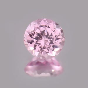 7x7 MM - AAA Flawless Madagascar Morganite Loose Round Gemstone Cut, Wonderfull Quality Morganite Ring & Premium Jewelry Making Gemstone