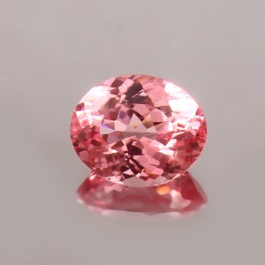 AAA onberispelijke Ceylon padparadscha-saffier ovaal losse edelsteen geslepen, fijne kwaliteit saffierring en hoogwaardige sieraden maken edelsteen gesneden 10 x 8 mm