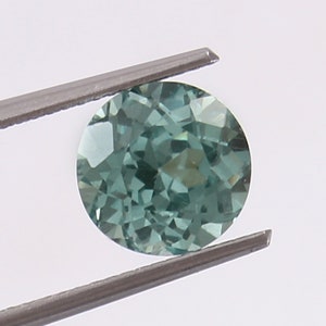 AAA Flawless Green Brazilian Tourmaline Loose Round Gemstone Cut, High Quality Blue Green Tourmaline Ring & Fine Jewelry Making Cut 7x7 MM