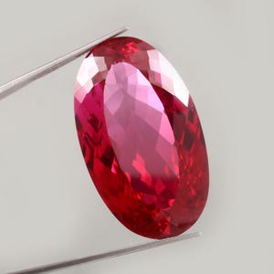 40x23 MM - AAA Flawless Burma Ruby Oval Loose Gemstone Cut, Extreme Quality Museum Grade Ruby Pendant & Premium Jewelry Making Gemstone Cut