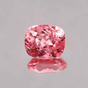 AAA onberispelijke ceylon padparadscha-saffier los kussen edelsteen geslepen, uitstekende kwaliteit saffierring en fijne sieraden maken edelsteen 6 x 8 mm