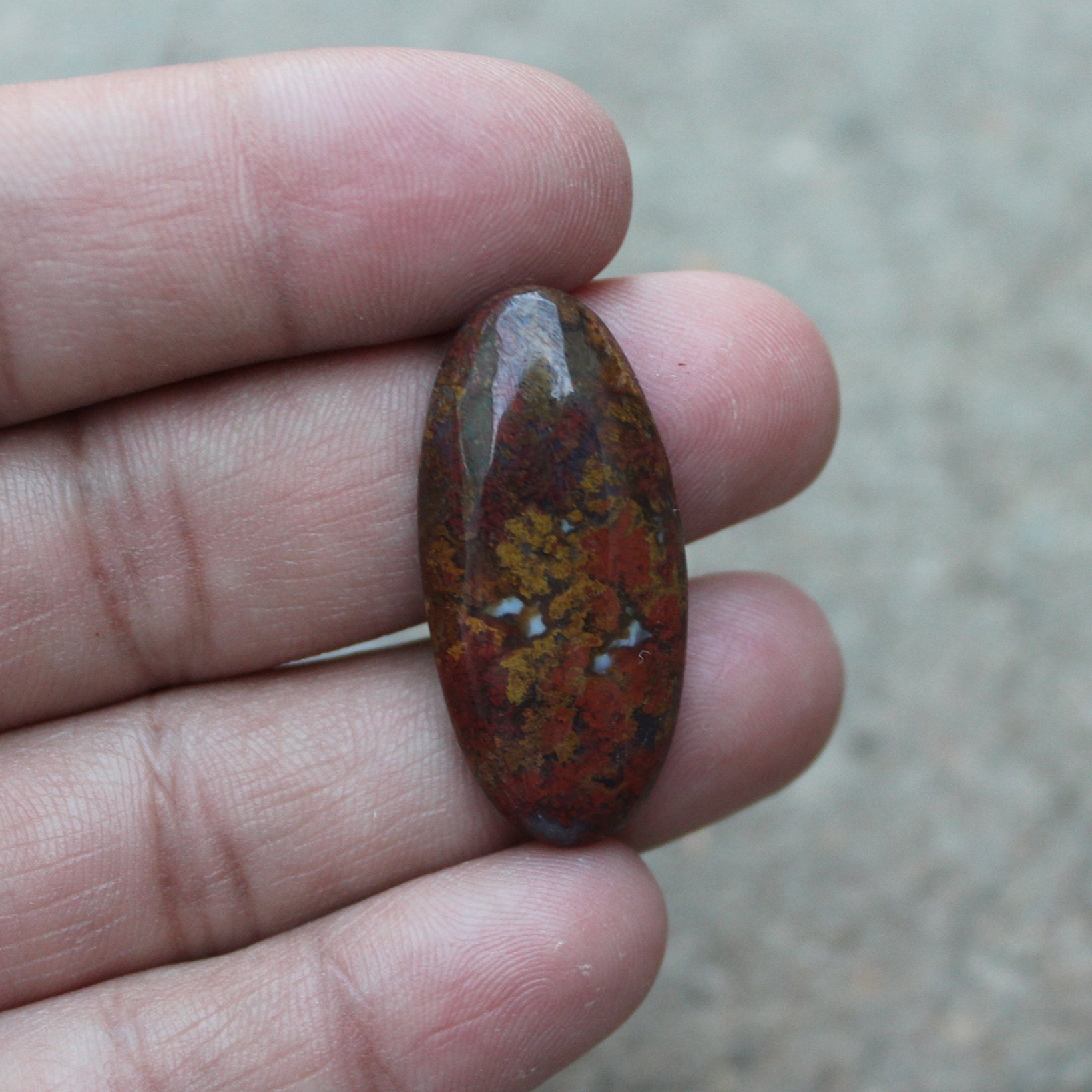 Top Quality Natural Red Moss Agate Gemstone Top Designer | Etsy
