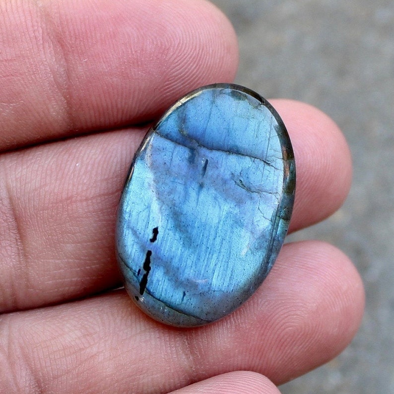 Awesome Natural Labradorite Gemstone,Multi Flashy Labradorite Cabochon,Loose Gemstone,Smooth Polish,Jewelry Making,27x15x6 MM,23.0 Ct