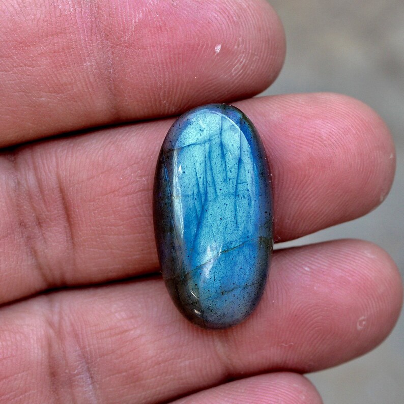 Awesome Natural Labradorite Gemstone,Multi Flashy Labradorite Cabochon,Loose Gemstone,Smooth Polish,Jewelry Making,27x15x6 MM,23.0 Ct