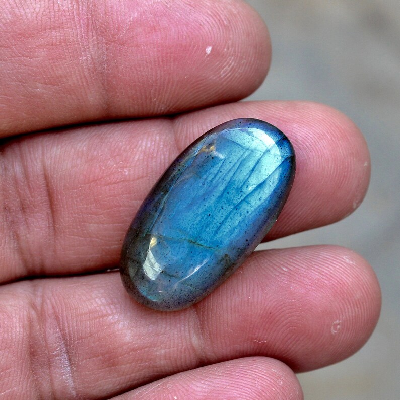 Awesome Natural Labradorite Gemstone,Multi Flashy Labradorite Cabochon,Loose Gemstone,Smooth Polish,Jewelry Making,27x15x6 MM,23.0 Ct