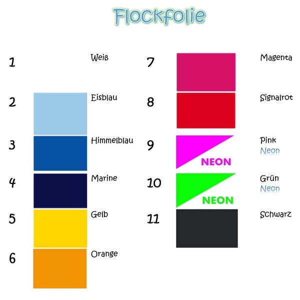 Flockfolie Plotterfolie Poli-Tape TUBITHERM® PLT A4