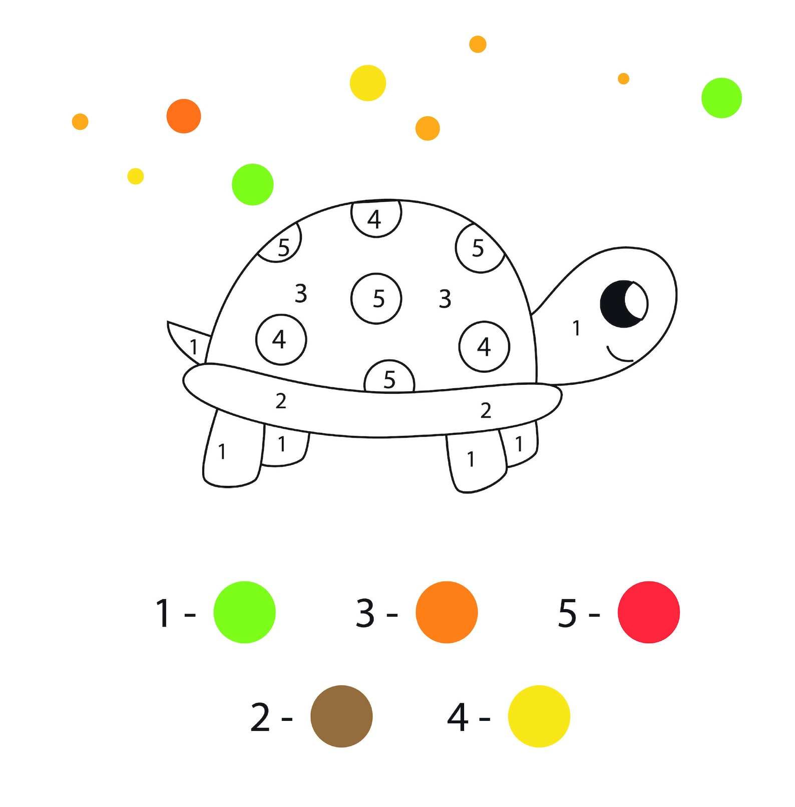 Paint by Numbers Paintbook for Children 3 years and older Etsy