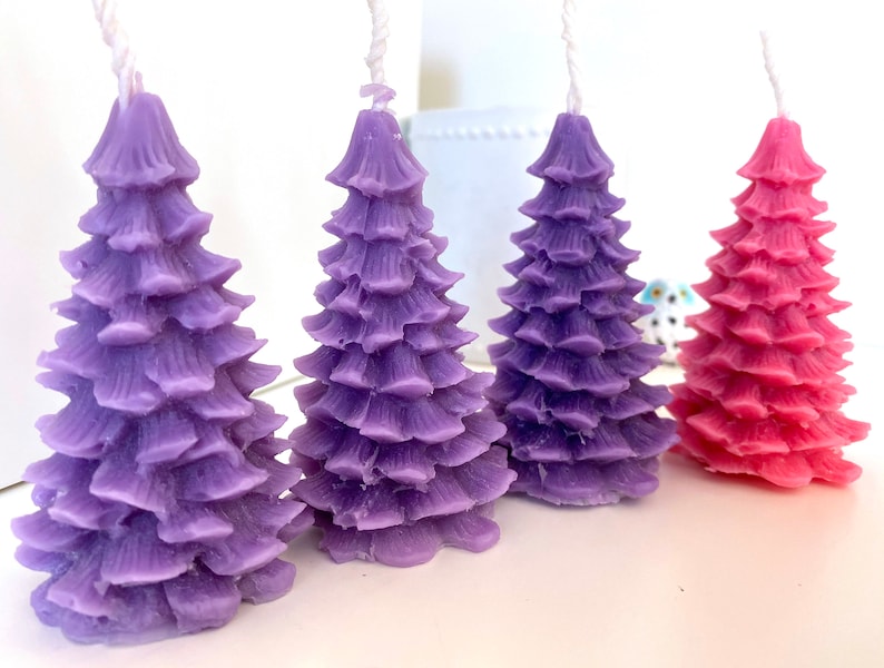 Christmas Advent Candle Set of 4 Candles Natural Pure Beeswax Etsy UK