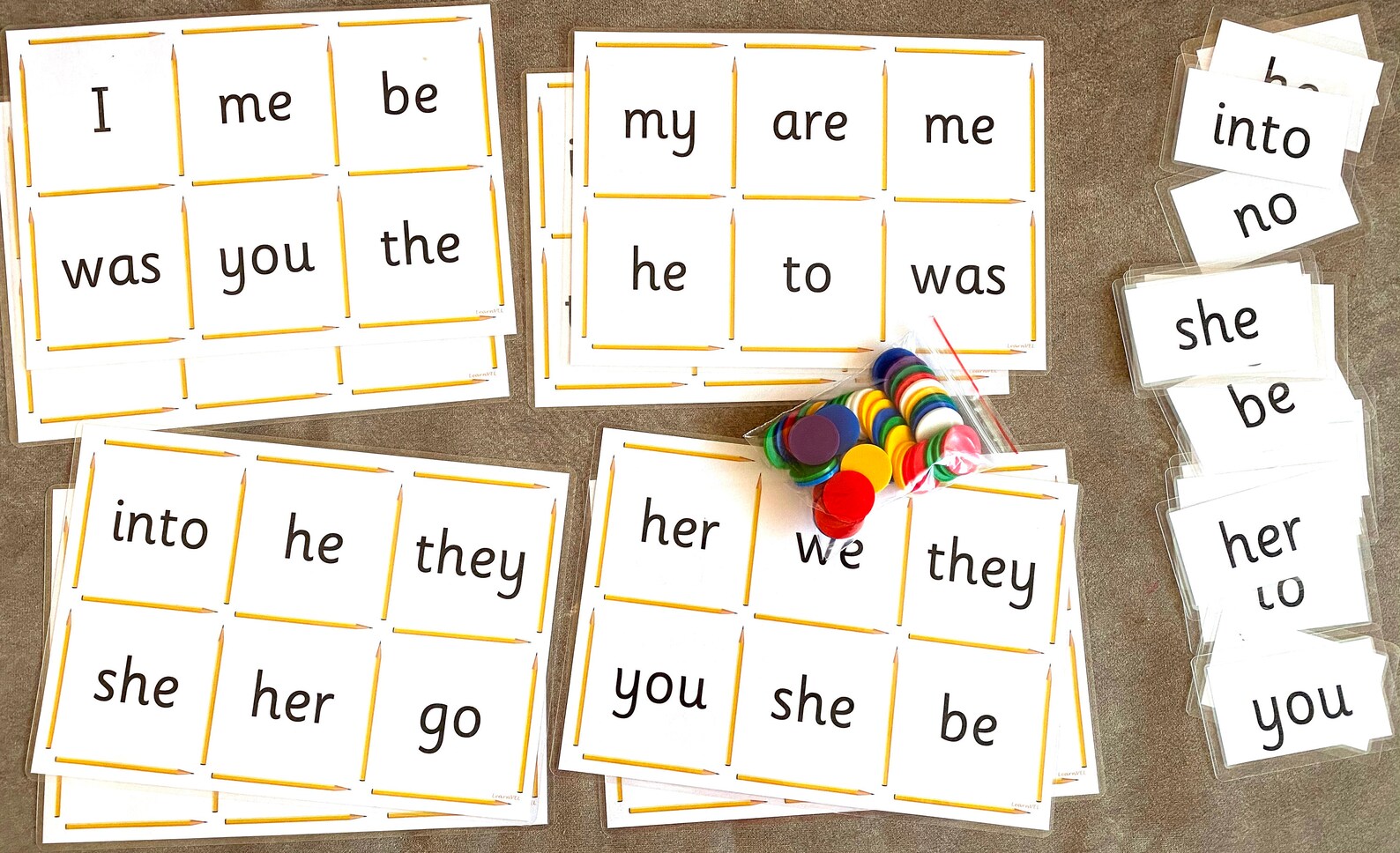 Key/tricky Words Bingo Game EYFS KS1 Phase23 Homeschooling Learning