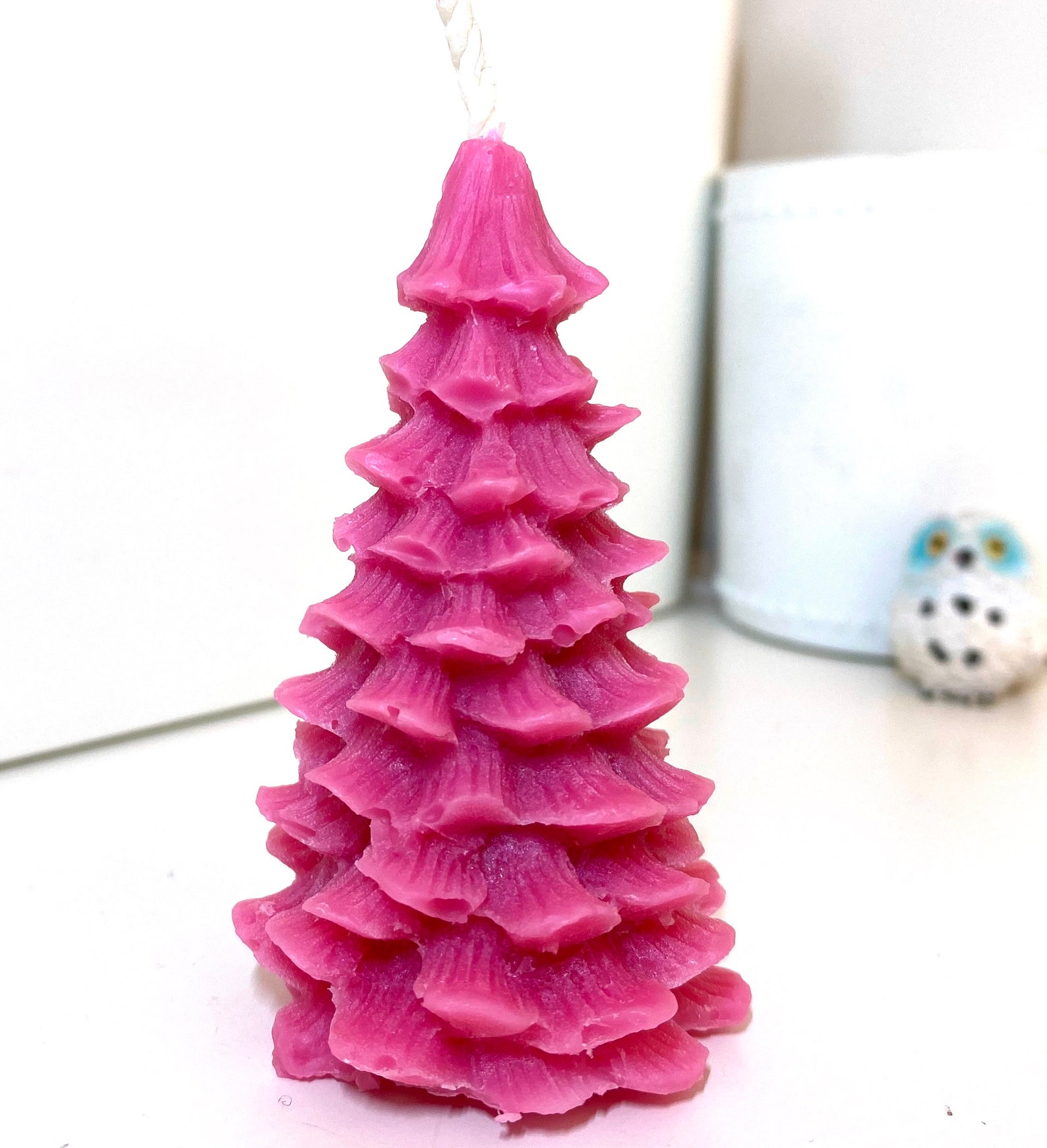 Christmas Advent Candle Set of 4 Candles Natural Pure Beeswax Etsy UK