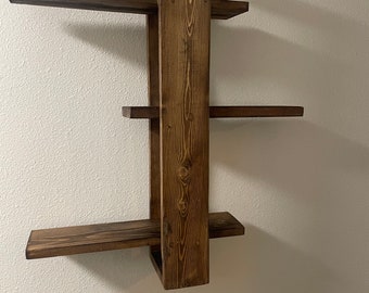 Staggered Wall shelf