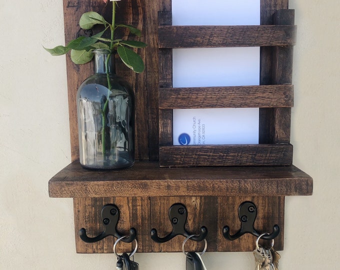 Letter and Key Holder - Etsy