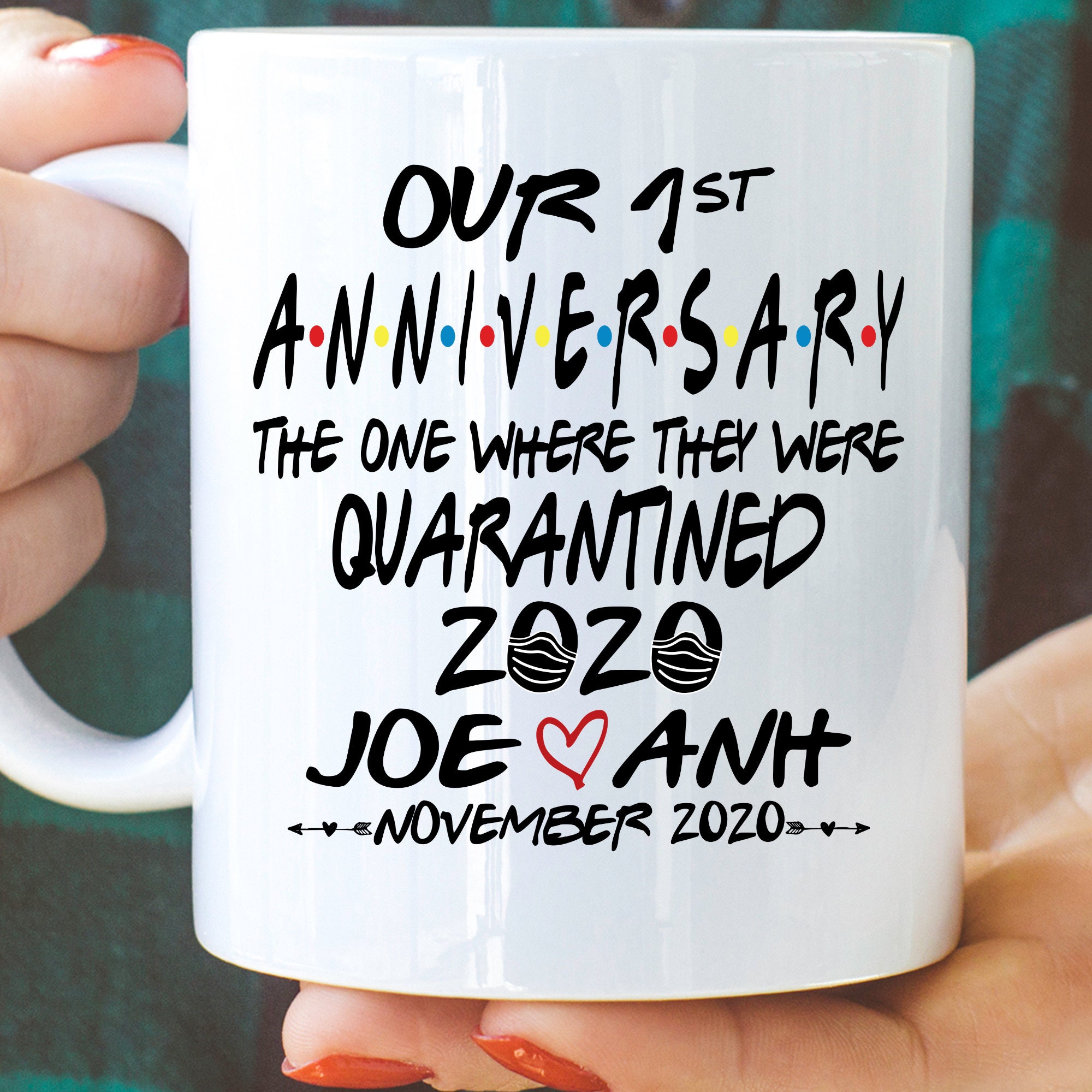 personalizado-1er-aniversario-taza-amigos-tvshow-regalo-de-etsy