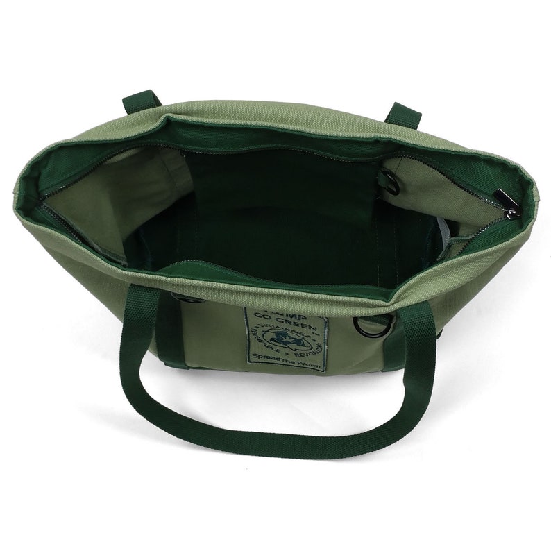 Hemp Go Green® 100 Hemp Canvas Heavyduty Zippered Tote Bag Etsy