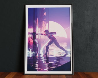 Arcane Inspired Art Print: Fantasy Videogame Poster