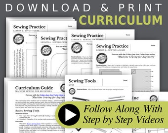 Machine Sewing for Beginners Curriculum