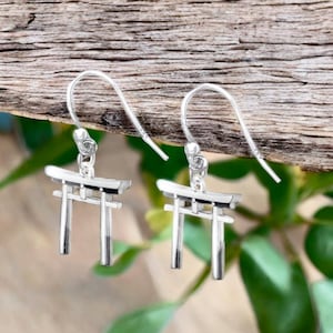 Tori Gate Earrings. Handcrafted in Sterling Silver.