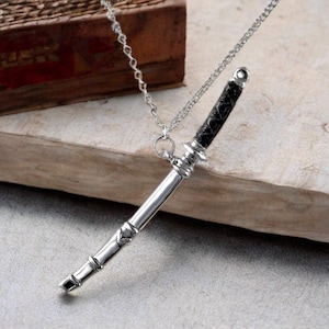 Samurai Odache Sword Pendant. Handcrafted in Sterling Silver.