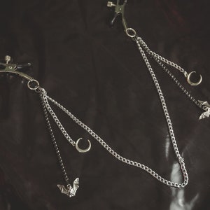 Spooky Nipple Clamps Halloween Nipple Clamps Adjustable